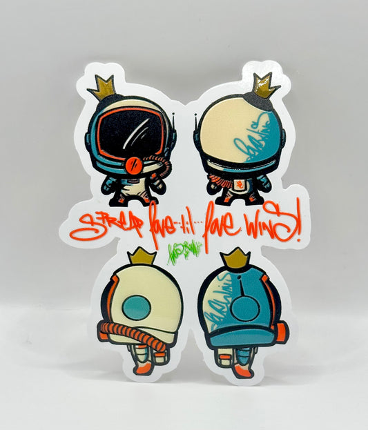 Jae The Lovestronaut Profiles Sticker