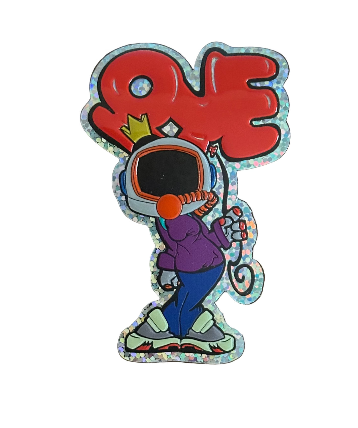 Nova Ray Holographic Sticker