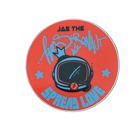 Jae The Lovestronaut Spread Love Sticker