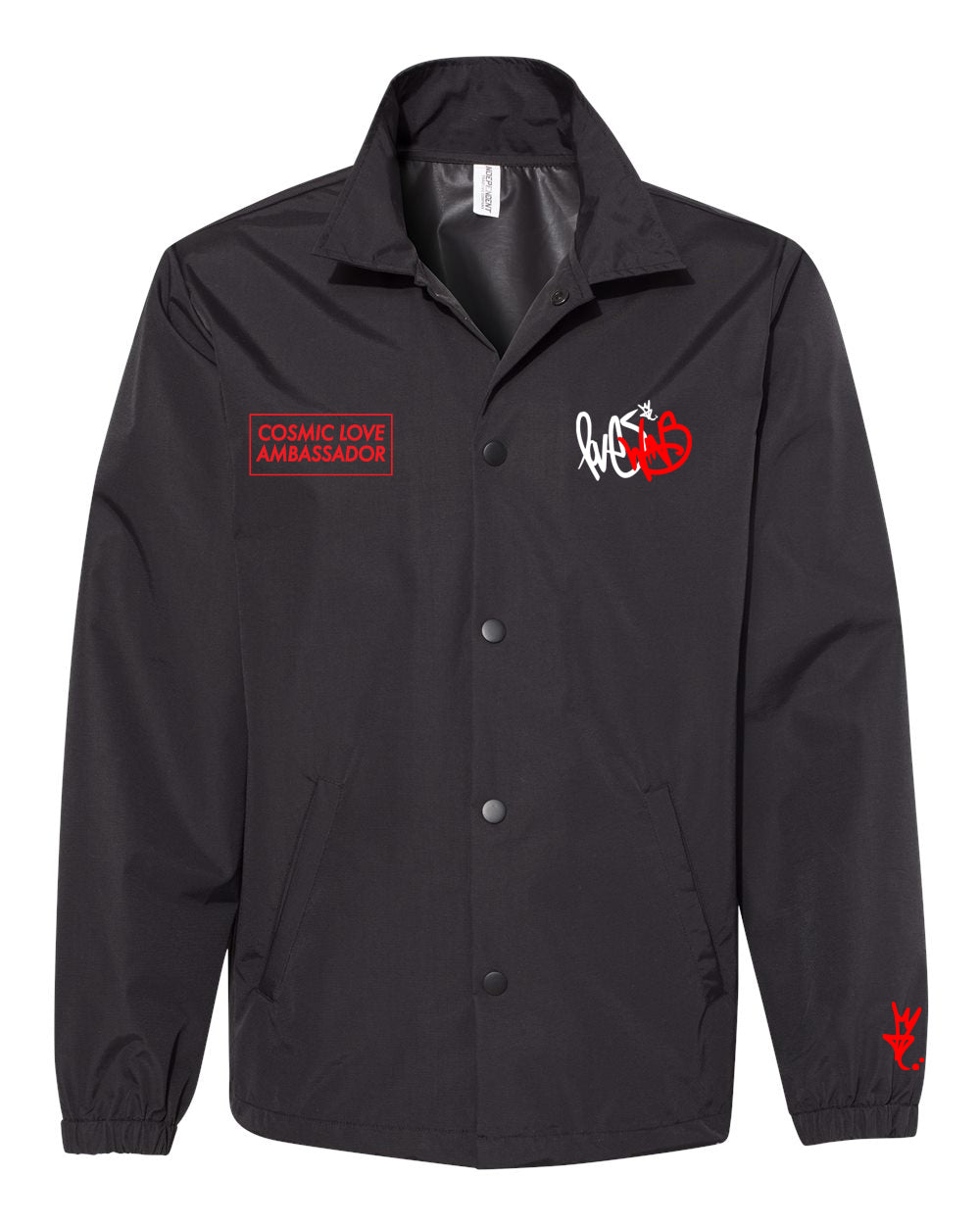 LoveWins Coach Jacket (Black)