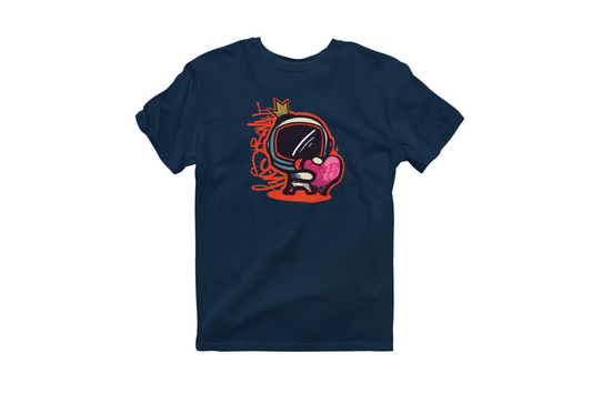 Jae The Lovestronaut Heart (Orange Print)